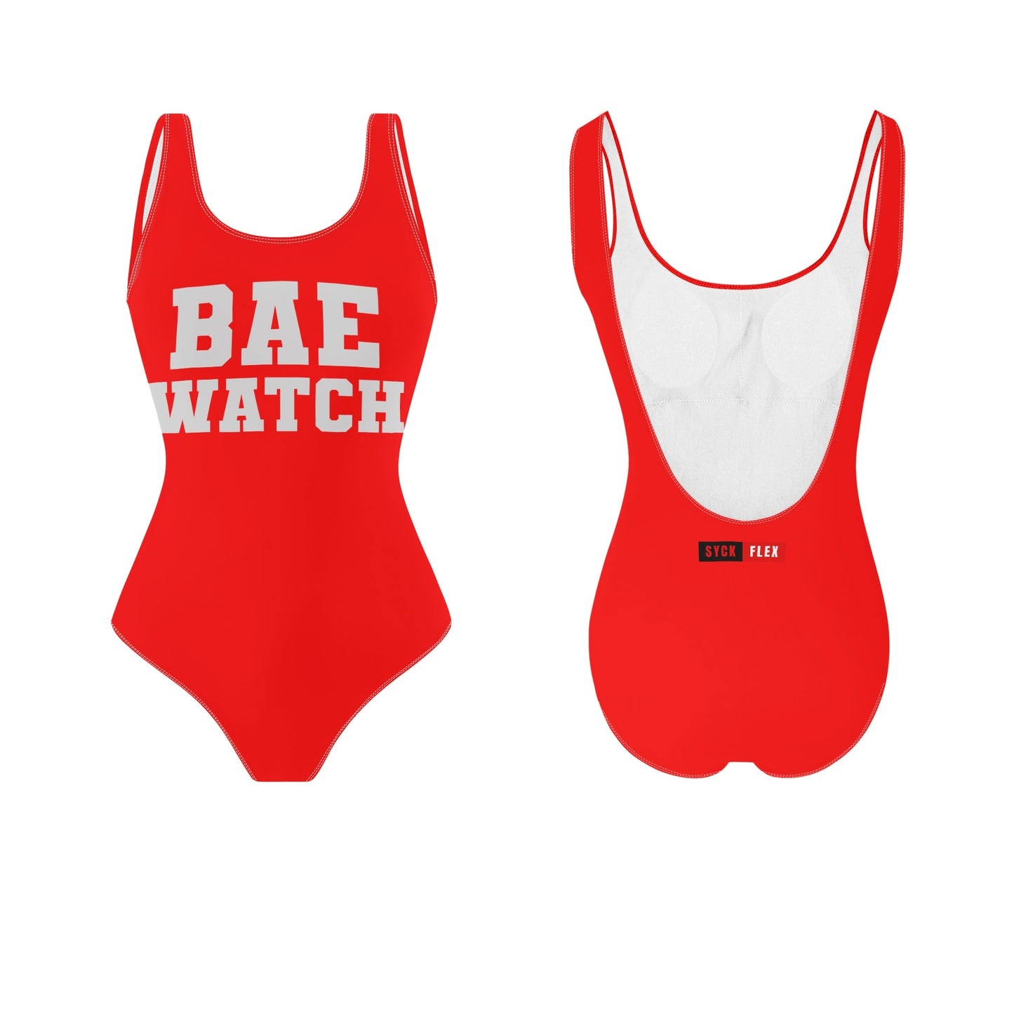 Womens Sexy One Piece Swimsuit, Sexy Whole Piece Bathing Suit, BAE WATCH Whole Piece